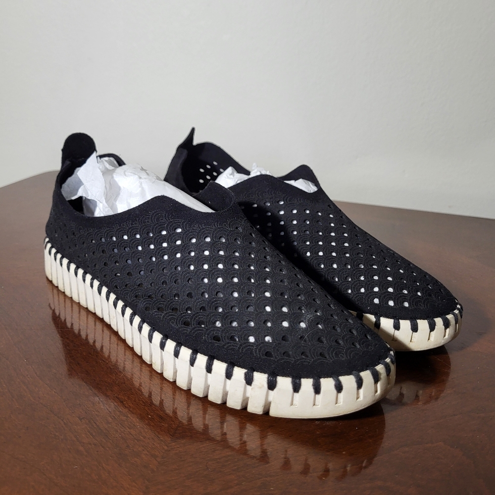 Ilse Jacobsen Shoes Womens 39 Black Slip On